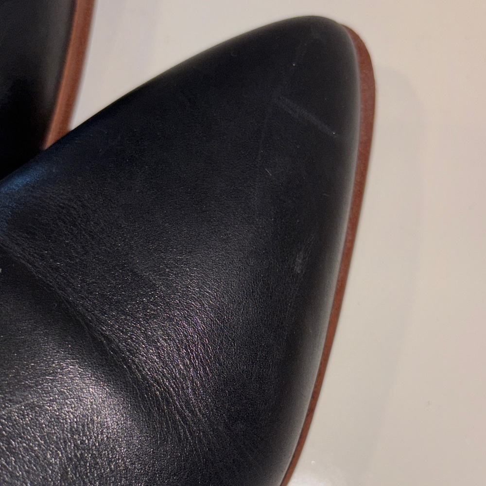 Madewell Black Leather Mules - Picture 8 of 9